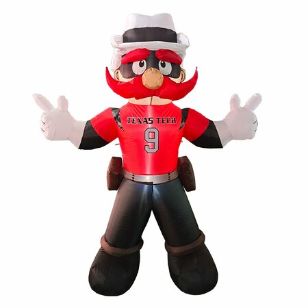 LOGO BRANDS Texas Tech Inflatable Mascot 220-100-M